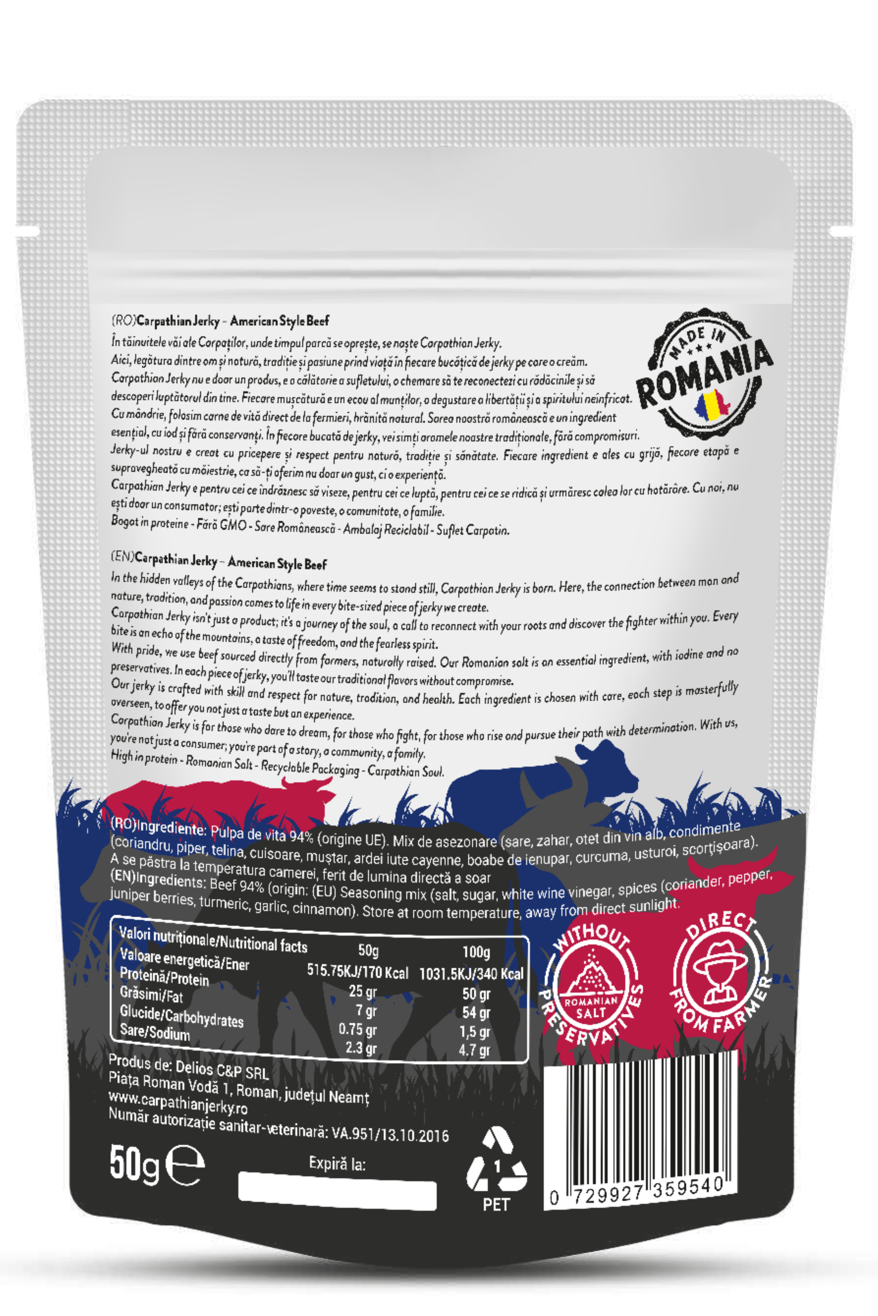 Carpathian Jerky Style Américain - Carpathian Jerky