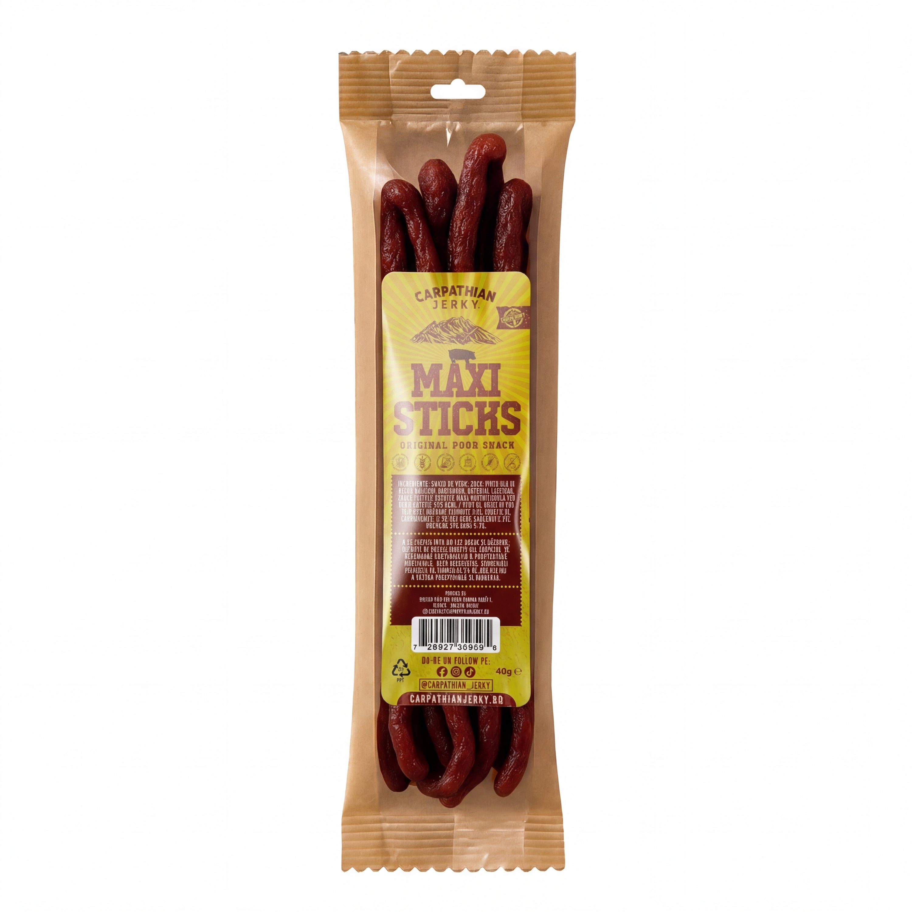Carpathian Jerky Maxi Sticks